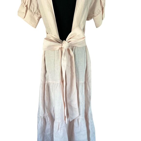 Marissa Webb Rosetta Presley U Back Button Down Midi Dress XS MSRP:$545 - Picture 9 of 16